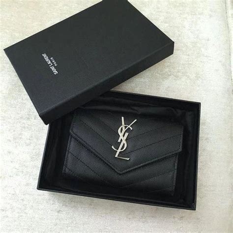 small monogram envelope wallet ysl|ysl monogram wallet price.